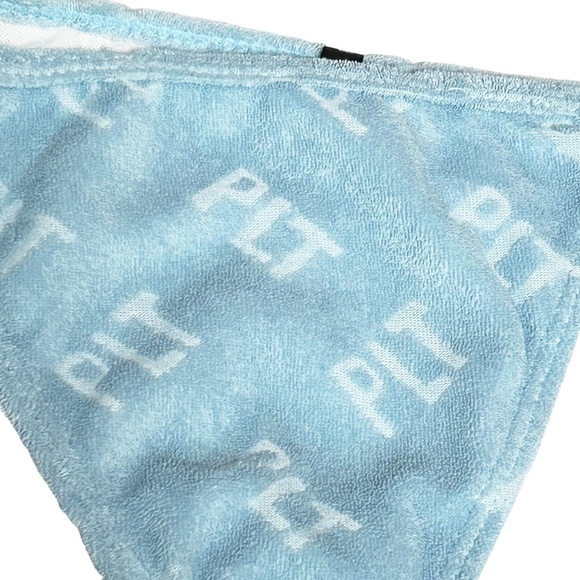 πΈ PrettyLittleThing Embossed Towel String Bikini Bikini Swimsuit Bottoms Sexy - Picture 4 of 8